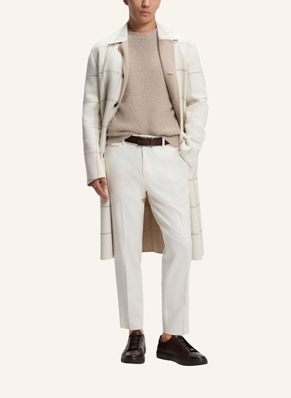 BOSS Mantel L-CARY-DF-RVS-254 Relaxed Fit WEISS