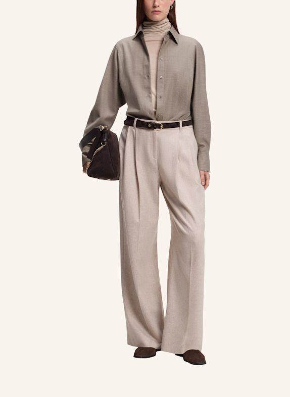 BOSS Bluse BANNEL Slim Fit BEIGE