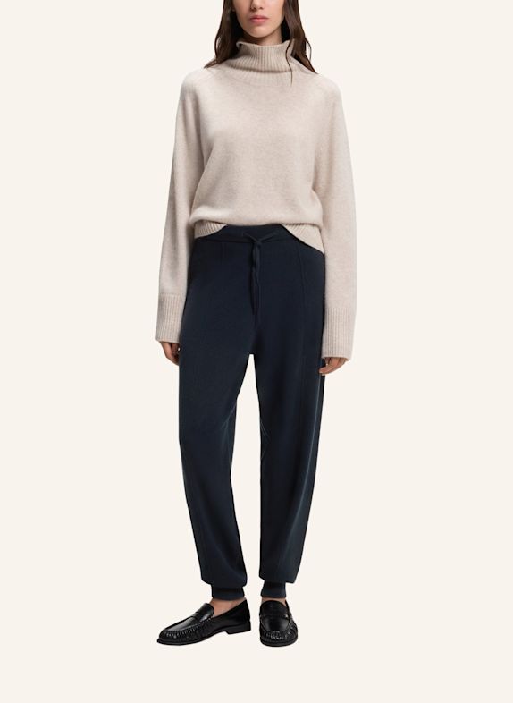 BOSS Strickhose FALINDANA aus Cashmere DUNKELBLAU