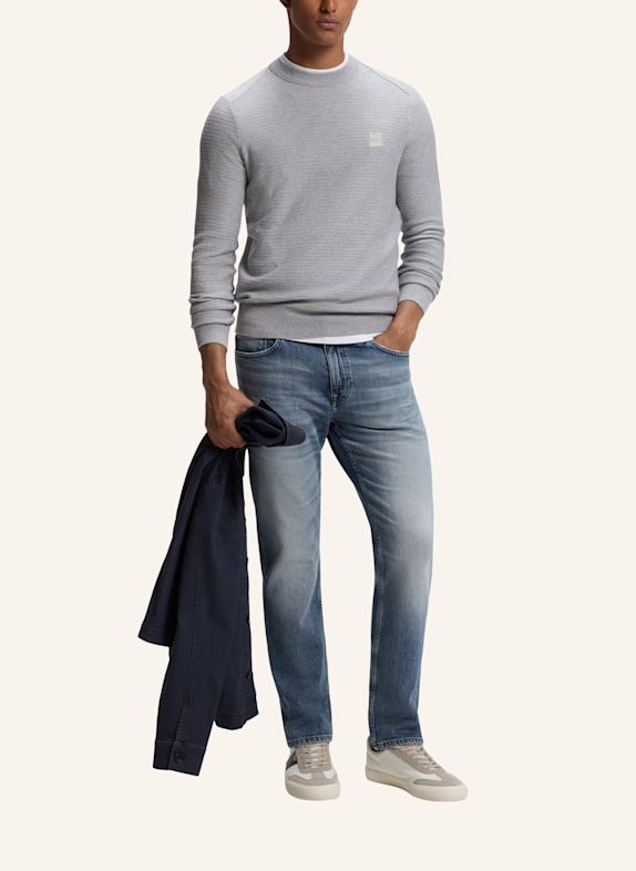 BOSS Pullover ANION GRAU