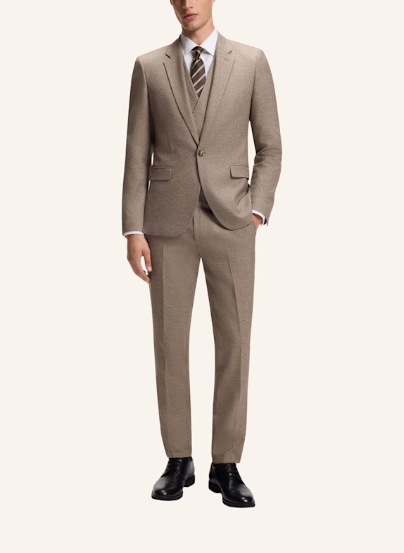 HUGO Anzug ARTI/HESTEN242V1X Extra-Slim Fit BRAUN