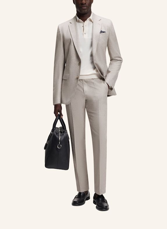 BOSS Anzug H-HUGE-2PCS-263 Slim Fit BRAUN
