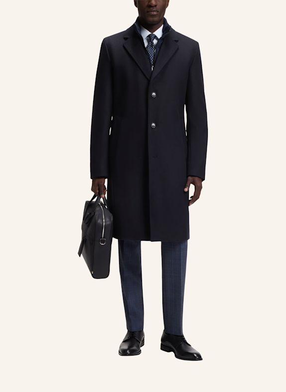 BOSS Mantel H-JARED-BIB-264 Regular Fit DUNKELBLAU