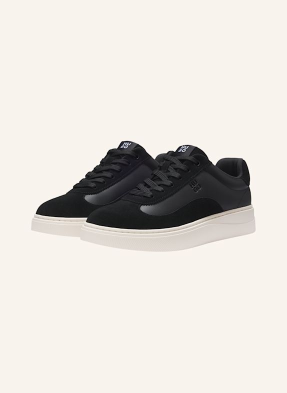 HUGO Sneaker LYZZ_TENN_PUSD SCHWARZ