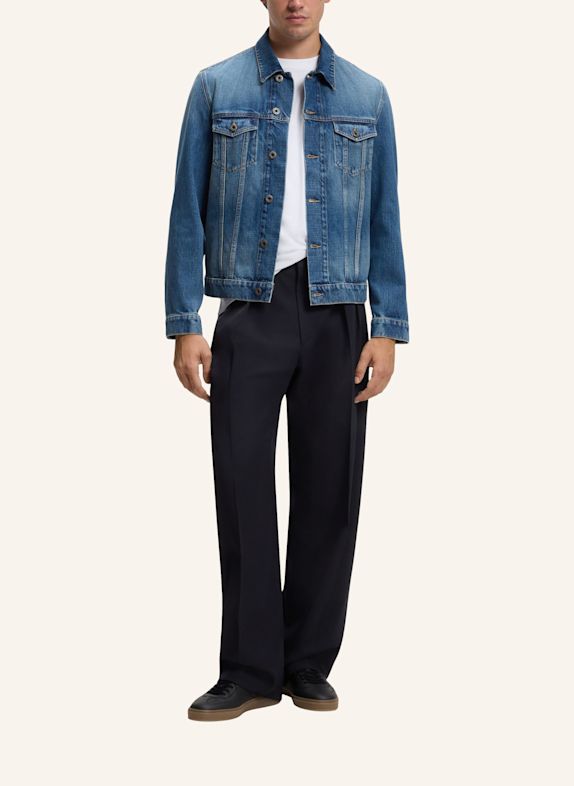 BOSS Businesshose 2PLT-TROUSERS-264_DB 100 % Not Applicable DUNKELBLAU