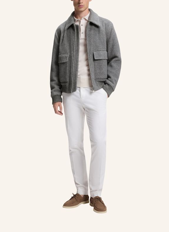 BOSS Mantel H-CHARLY-254 Relaxed Fit SILBER
