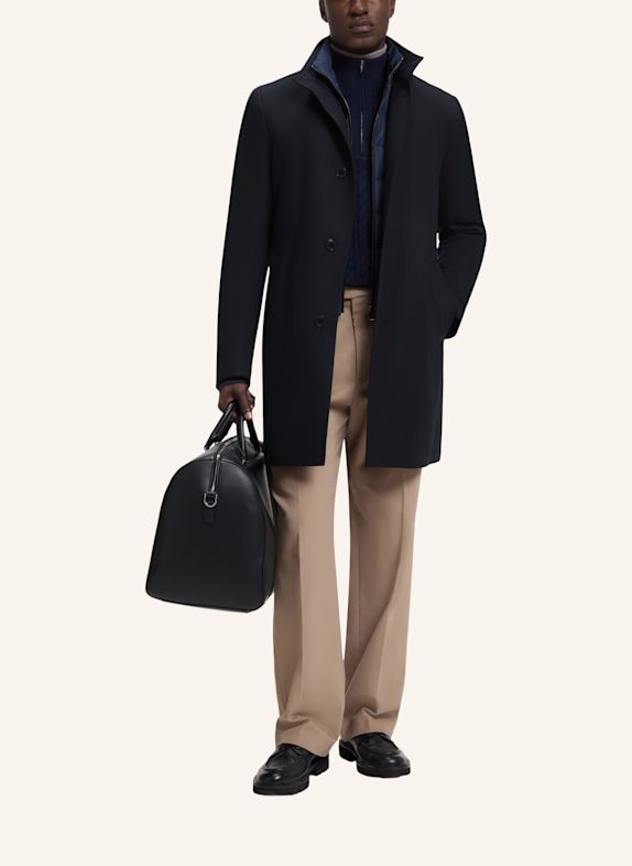 BOSS Mantel H-HYDE-SU-BIB-264_IN Slim Fit DUNKELBLAU