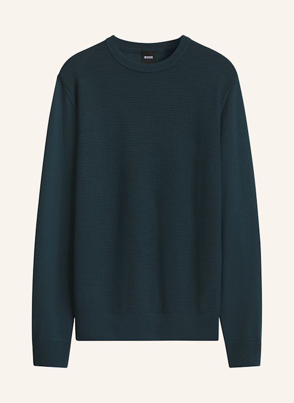 BOSS Pullover H-HINCLUSO_IN Regular Fit GRÜN
