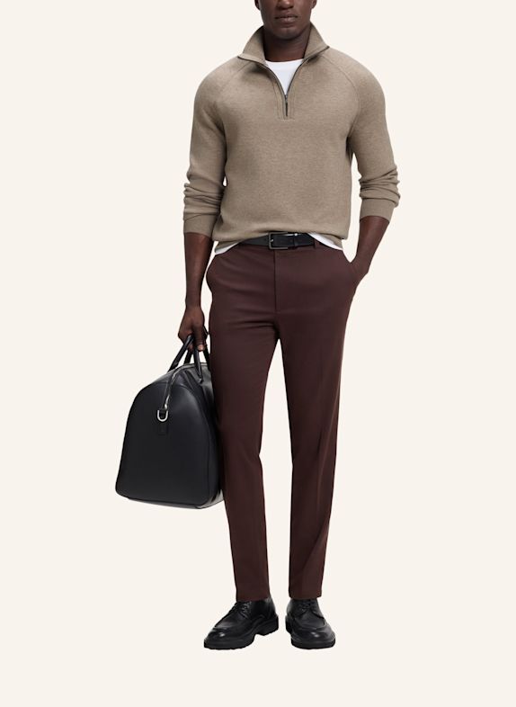 BOSS Pullover H-FABIO Regular Fit BRAUN