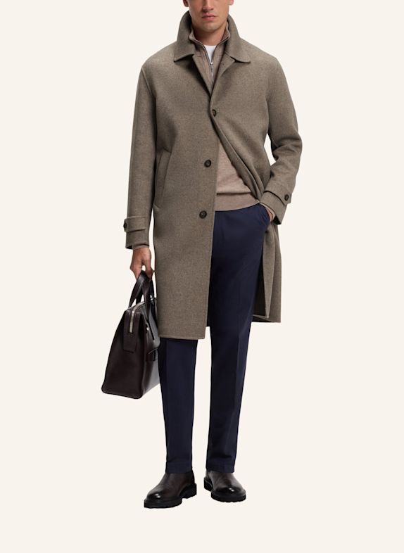 BOSS Mantel C-CLARK-DF-264F Relaxed Fit BRAUN