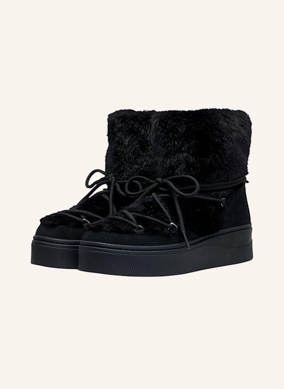 HUGO Boots LYZZPLT_BOOT_FUR SCHWARZ
