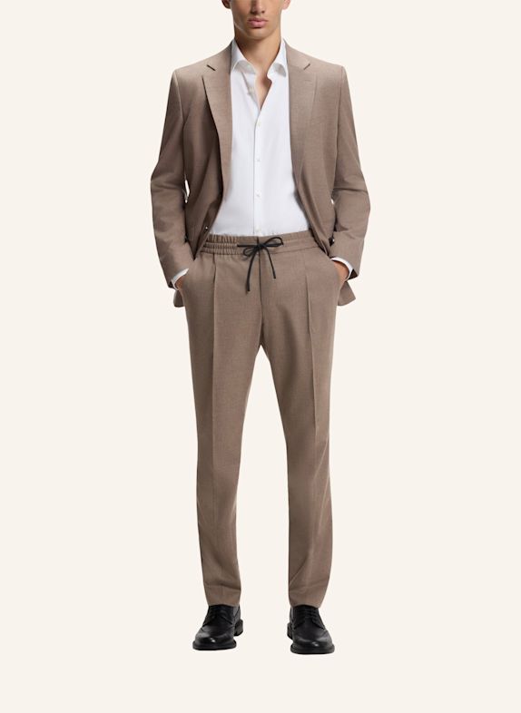 HUGO Anzughose GETLIN Slim Fit BRAUN