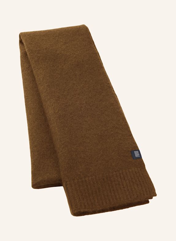 BOSS Schal FABIO_SCARF_DB DUNKELBRAUN