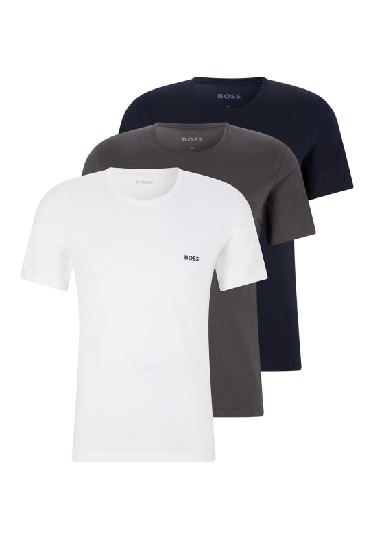 BOSS 3er-Pack T-Shirts RN 3P CLASSIC Regular Fit