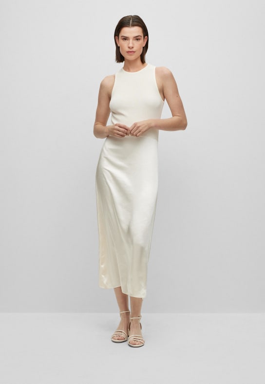 BOSS Gestricktes Kleid FLAURELIA Slim Fit