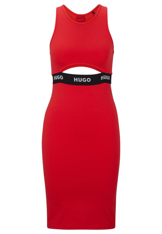 HUGO Jersey-Kleid NASSARI Slim Fit