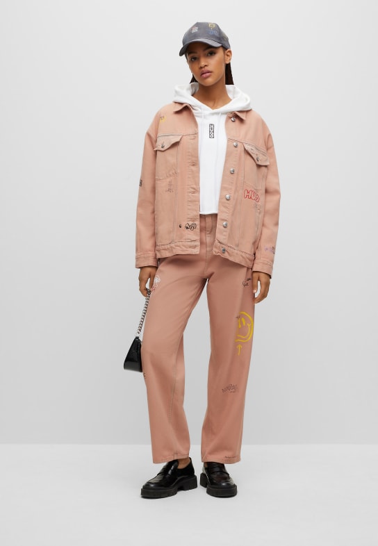 HUGO Casual Jacke THE ICON Oversize Fit