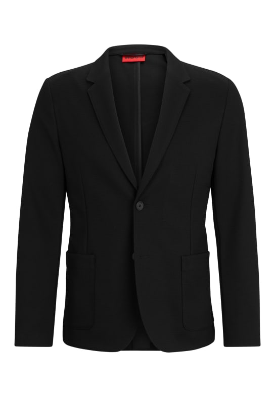 HUGO Blazer HAGALTO233J Slim Fit SCHWARZ