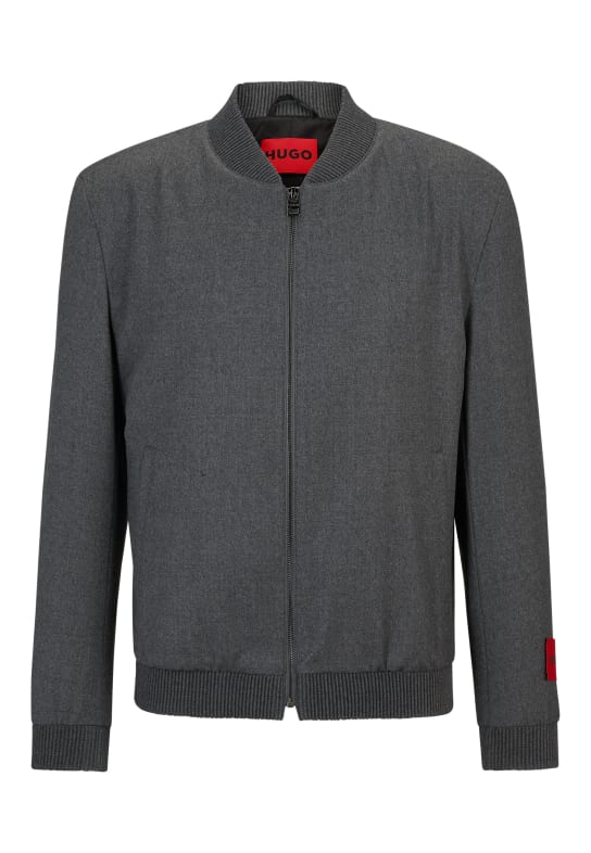 HUGO Blazer UKASHI232X Slim Fit GRAU