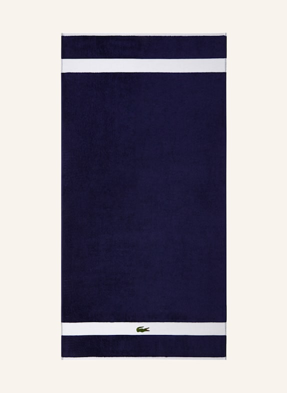 LACOSTE Duschtuch L CASUAL DUNKELBLAU