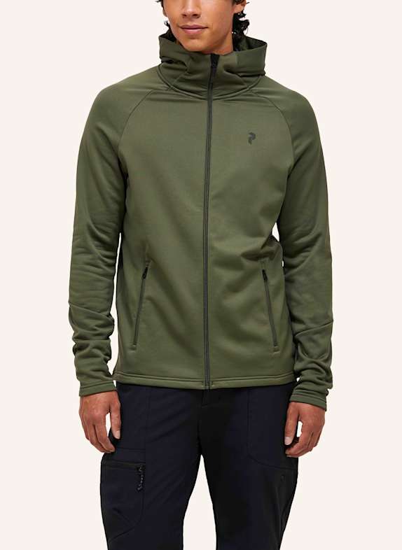 Peak Performance Softshell-Jacke RIDER OLIV