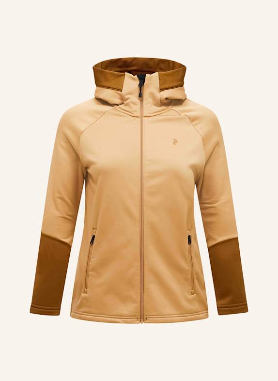 Peak Performance Midlayer-Jacke RIDER ESSENTIALS CAMEL