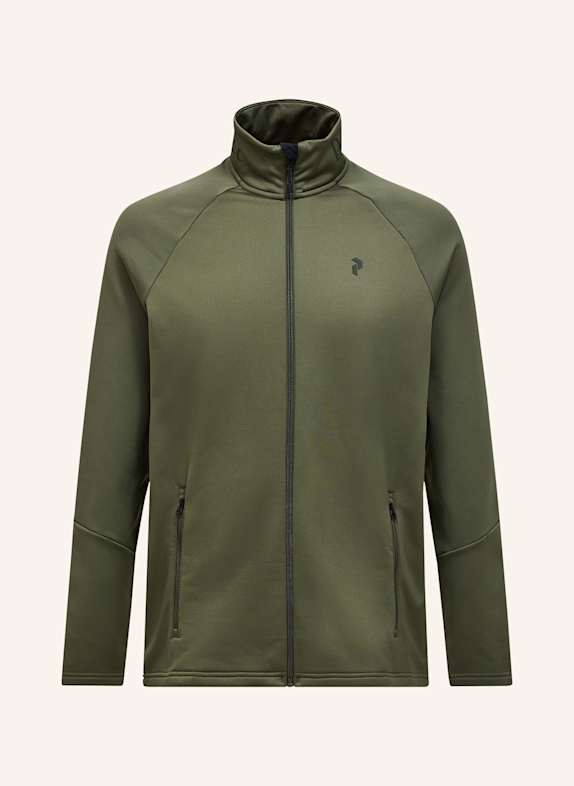 Peak Performance Midlayer-Jacke RIDER ZIP OLIV