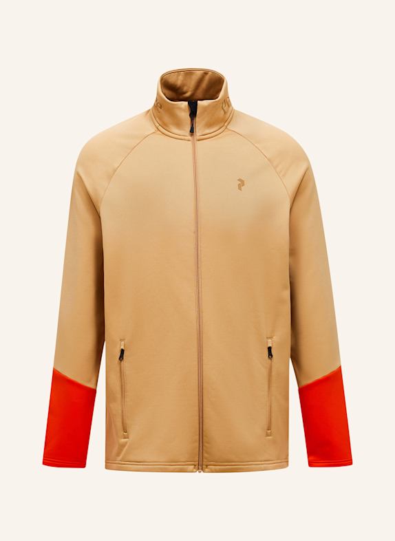 Peak Performance Midlayer-Jacke RIDER ZIP CAMEL