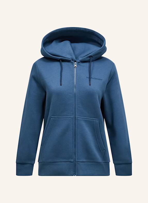 Peak Performance Kapuzensweatshirt BLAU
