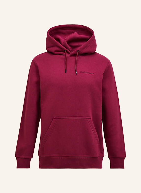 Peak Performance Kapuzensweatshirt ROT