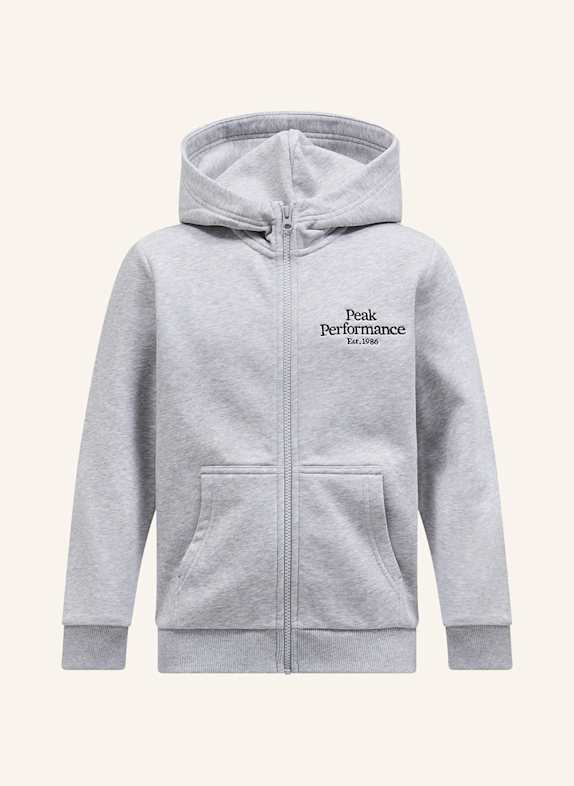 Peak Performance Kapuzensweatshirt GRAU