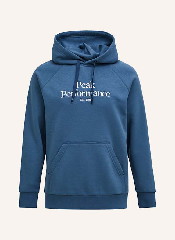 Peak Performance Kapuzensweatshirt BLAU