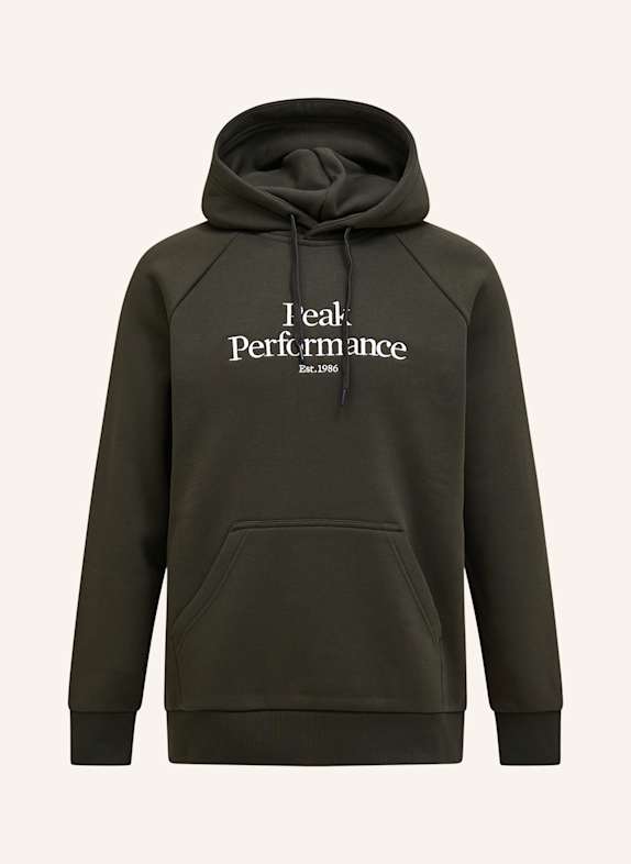 Peak Performance Kapuzensweatshirt DUNKELGRÜN