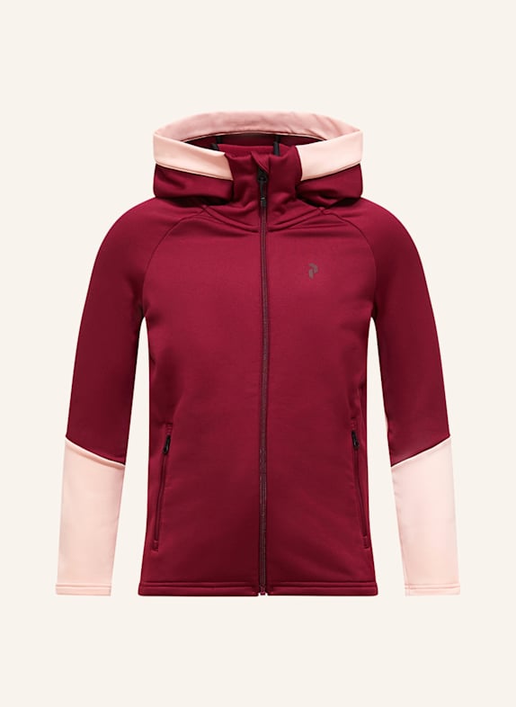 Peak Performance Fleecejacke ROT