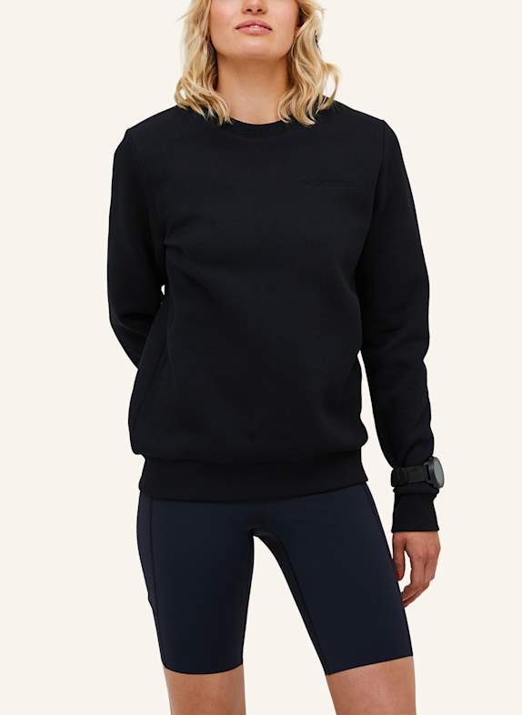 Peak Performance W Original Small Logo Crew Sweatshirtpullover SCHWARZ