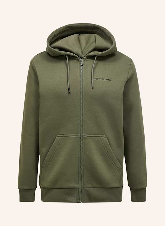 Peak Performance Kapuzensweatshirt OLIV