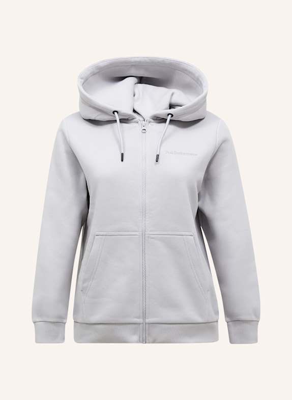 Peak Performance Kapuzensweatshirtjacke HELLGRAU