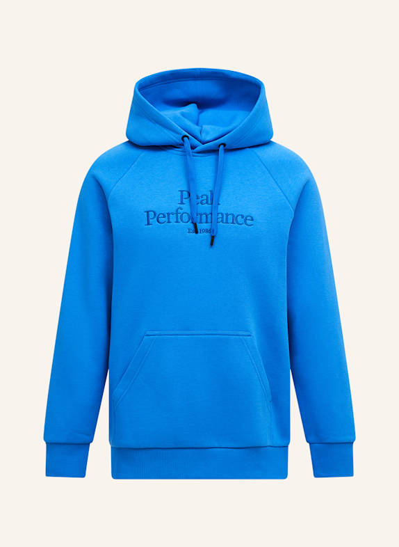 Peak Performance Kapuzensweatshirt BLAU