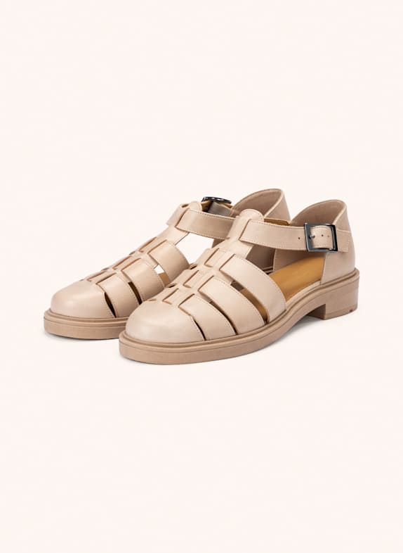 LLOYD HOCHWERTIGE SANDALE Riemchensandale BEIGE