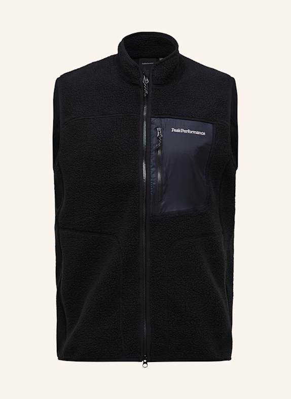 Peak Performance Fleeceweste NATURERUSH PILE SCHWARZ
