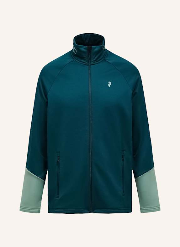 Peak Performance M Rider Essentials Midlayer Zip Jacket Fleecejacke NEONBLAU