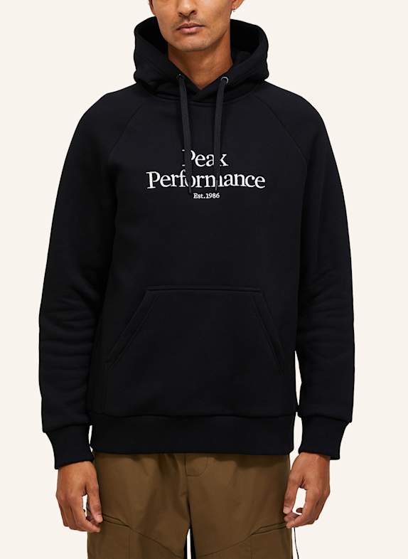 Peak Performance M Original Hood Kapuzensweatshirt SCHWARZ