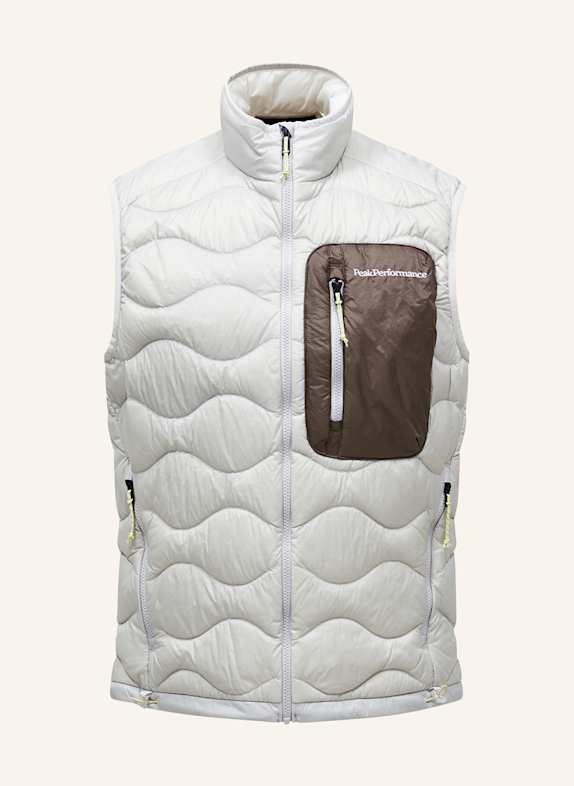Peak Performance M Helium Utility Down Vest Daunenweste HELLGRAU
