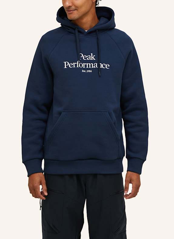 Peak Performance M Original Hood Kapuzensweatshirt DUNKELBLAU