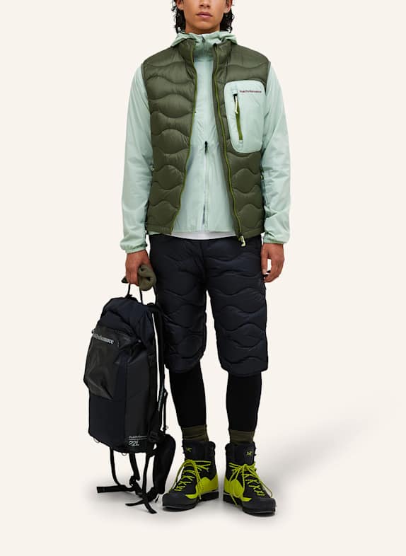Peak Performance M Helium Utility Down Vest Daunenweste OLIV