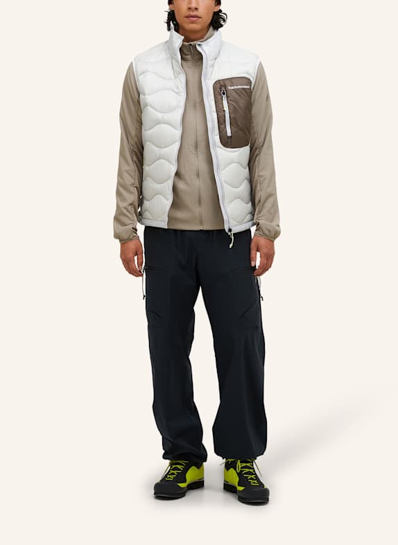 Peak Performance M Helium Utility Down Vest Daunenweste HELLGRAU