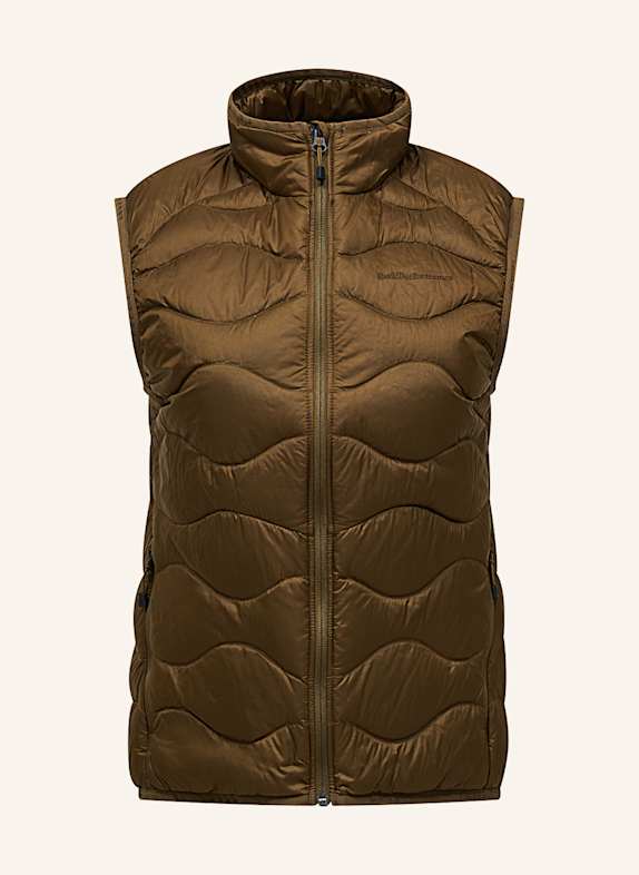 Peak Performance W Helium Down Vest Steppweste KHAKI