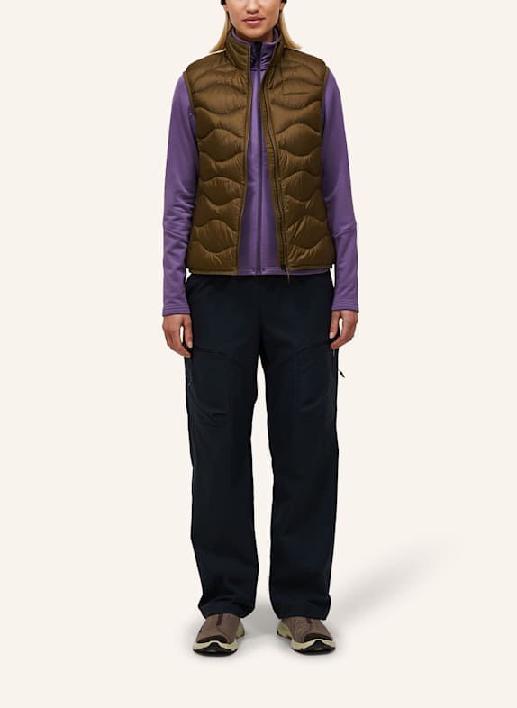 Peak Performance W Helium Down Vest Steppweste KHAKI