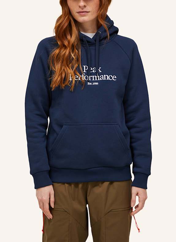 Peak Performance Hoodie DUNKELBLAU