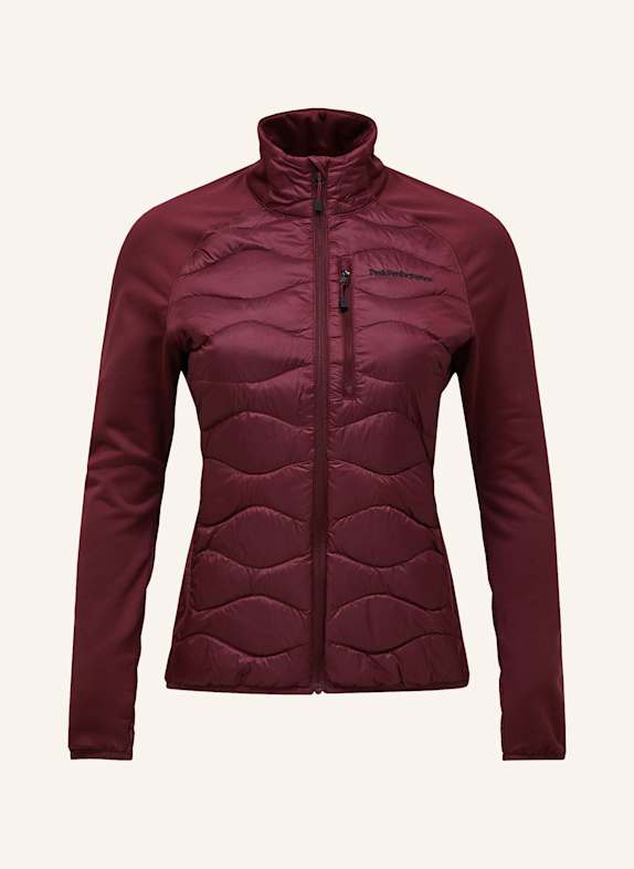 Peak Performance Midlayer-Jacke HELIUM DUNKELROT